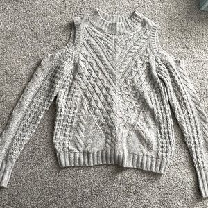 Express cold shoulder sweater sz S